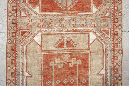 Antique Anatol Runner Rug (2' x 13')